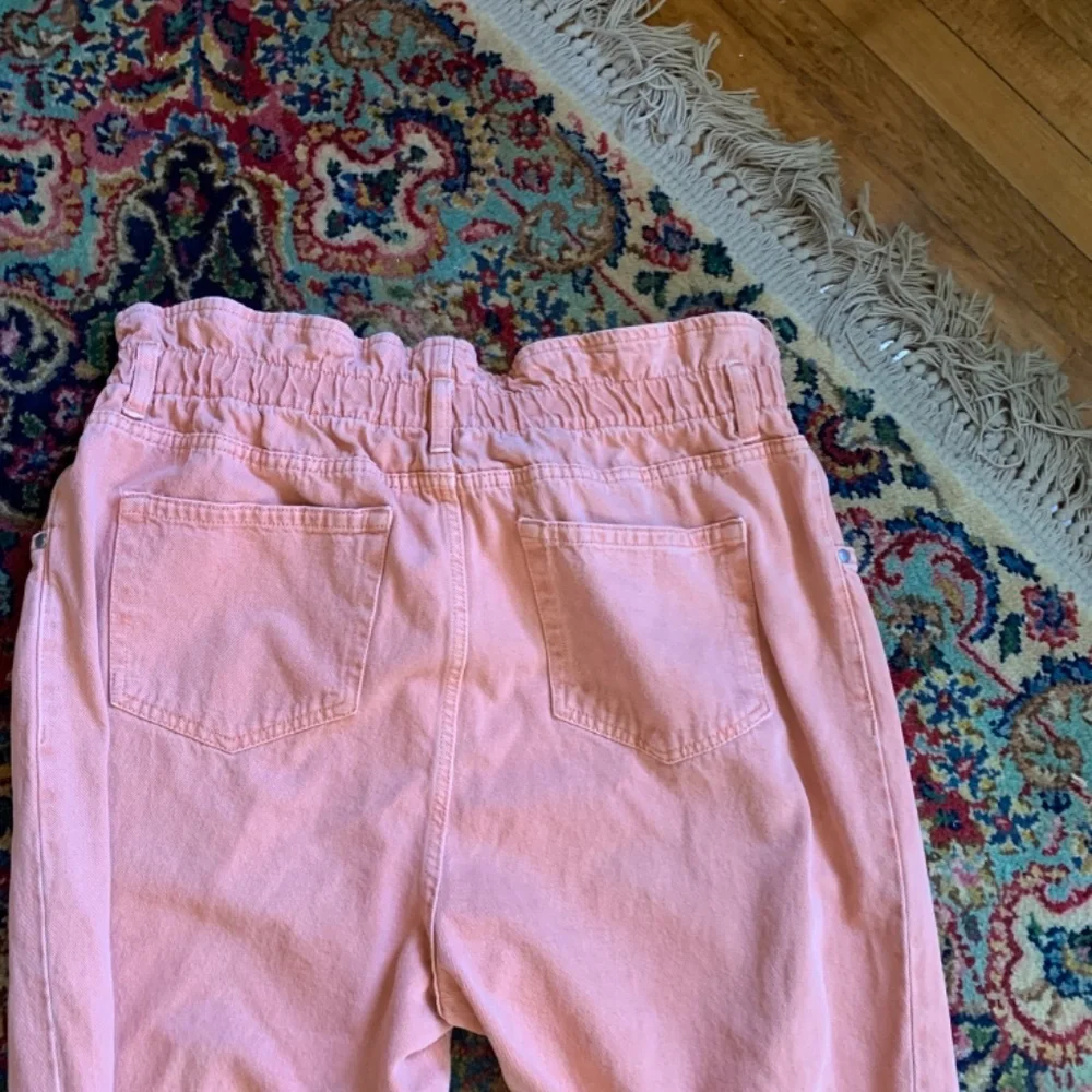 Forever‎ 21+ ruched waist light coral jeans. Worn about 4x